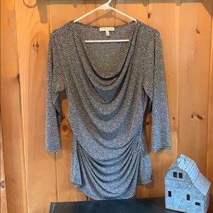 3/4 Length Dotted Blouse